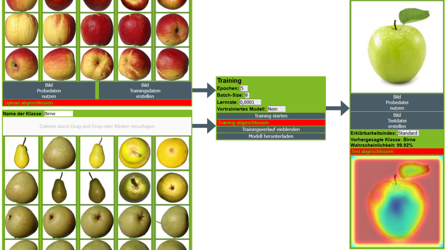 EduXAI interactive web application